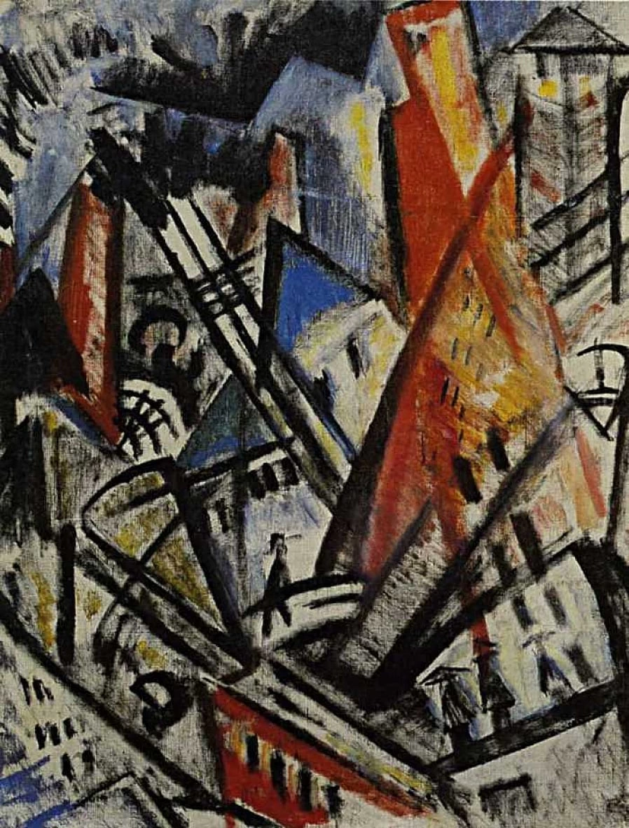 Paesaggio urbano, 1913 - Nizhniy Tagil State Museum of Fine Arts